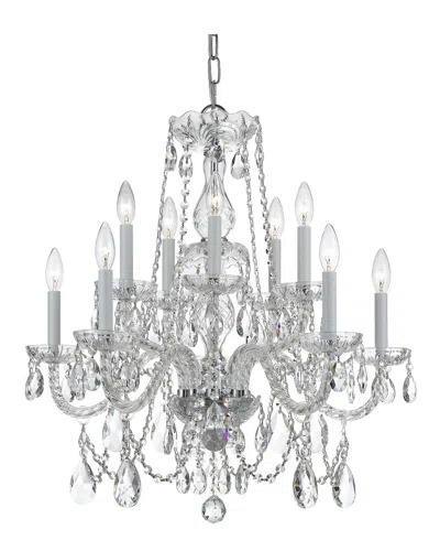 CRYSTORAMA CRYSTORAMA 10-LIGHT TRADITIONAL CRYSTAL CHANDELIER
