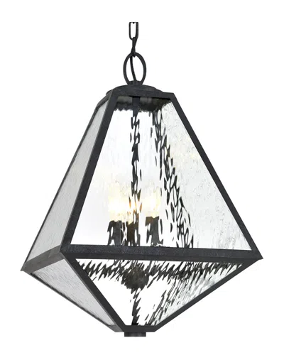 CRYSTORAMA CRYSTORAMA 3-LIGHT GLACIER OUTDOOR CHANDELIER