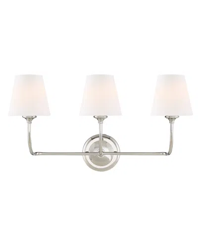 CRYSTORAMA CRYSTORAMA 3-LIGHT SYLVAN BATHROOM VANITY