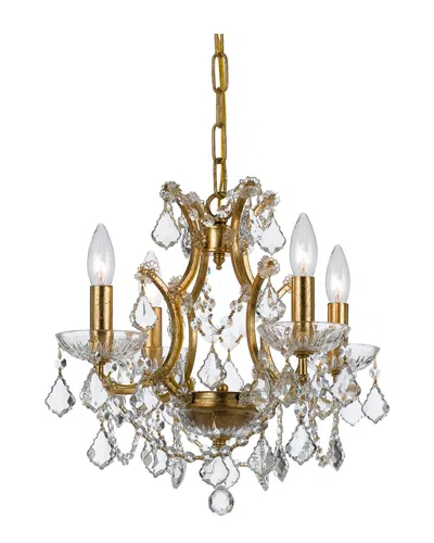 CRYSTORAMA CRYSTORAMA 4-LIGHT FILMORE MINI CHANDELIER