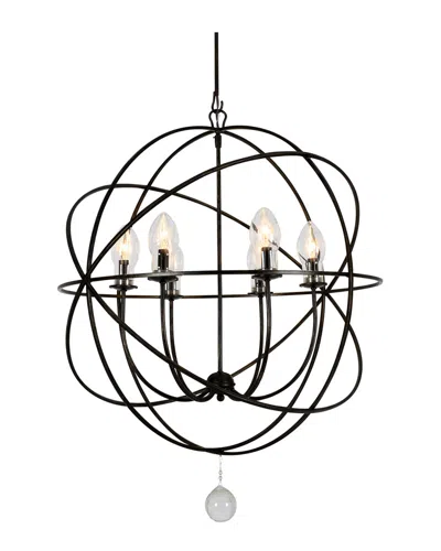 CRYSTORAMA CRYSTORAMA 6-LIGHT SOLARIS OUTDOOR CHANDELIER