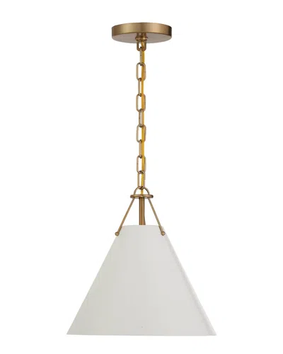 CRYSTORAMA CRYSTORAMA XAVIER 1 LIGHT VIBRANT GOLD PENDANT