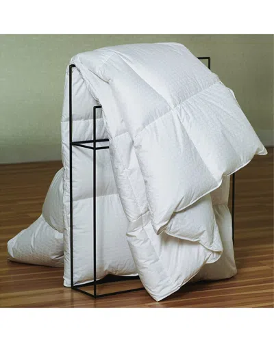 CUDDLEDOWN CUDDLEDOWN 700FP WHITE DOWN WINDOWPANE COMFORTER - ALL SEASON