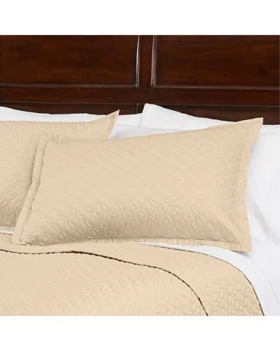 CUDDLEDOWN CUDDLEDOWN SATEEN MERIDIAN QUILTED SHAM