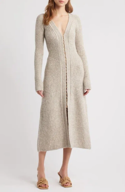 CULT GAIA CULT GAIA BESSIANA WOOL BLEND LONG SLEEVE SWEATER DRESS