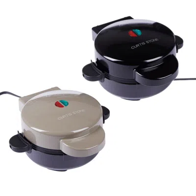 CURTIS STONE 2-PACK 5" STUFFED WAFFLE MAKERS WITH RECIPES & GIFT BOXES REFURBISHED