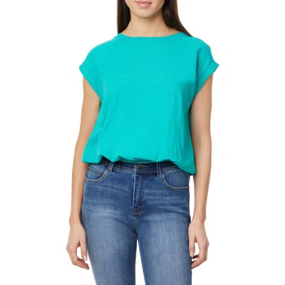CURVE APPEAL CURVE APPEAL CAP SLEEVE COTTON T-SHIRT
