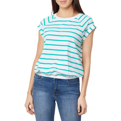CURVE APPEAL CURVE APPEAL CAP SLEEVE COTTON T-SHIRT