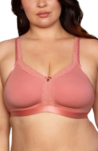 CURVY COUTURE CURVY COUTURE LACE TRIM WIRELESS BRA