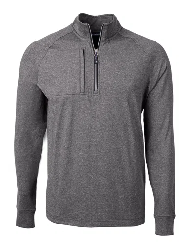 CUTTER & BUCK ADAPT ECO KNIT HEATHER MENS BIG & TALL QUARTER ZIP PULLOVER