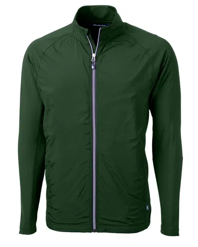 CUTTER & BUCK ADAPT ECO KNIT HYBRID RECYCLED MENS FULL ZIP JACKET