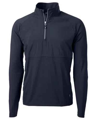 CUTTER & BUCK ADAPT ECO KNIT HYBRID RECYCLED MENS QUARTER ZIP
