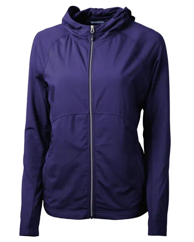 CUTTER & BUCK ADAPT ECO KNIT HYBRID RECYCLED WOMENS FULL ZIP JACKET