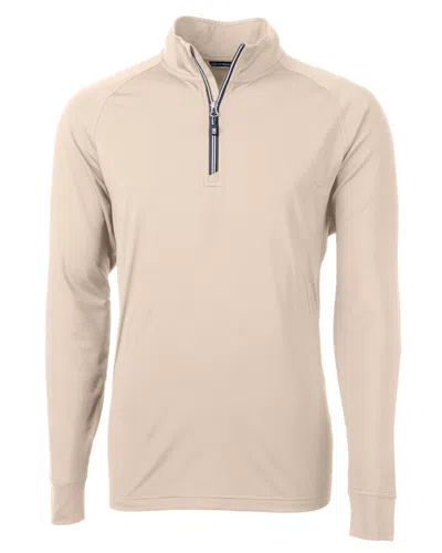 CUTTER & BUCK ADAPT ECO KNIT STRETCH RECYCLED MENS QUARTER ZIP PULLOVER