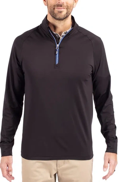 CUTTER & BUCK CUTTER & BUCK ADAPT KNIT QUARTER ZIP PULLOVER