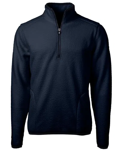 CUTTER & BUCK CASCADE ECO FLEECE MENS BIG & TALL QUARTER ZIP JACKET