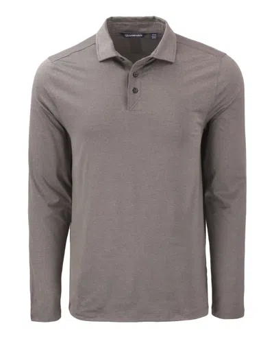 CUTTER & BUCK COASTLINE EPIC COMFORT ECO RECYCLED MENS LONG SLEEVE POLO