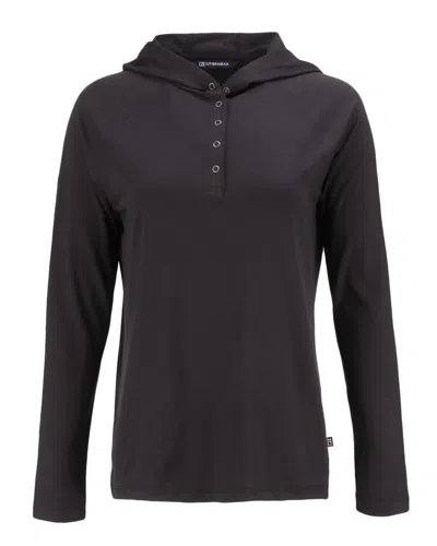 CUTTER & BUCK COASTLINE EPIC COMFORT RECYCLED WOMENS HOODED SHIRT