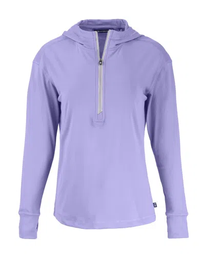 CUTTER & BUCK DAYBREAK ECO RECYCLED WOMENS HALF ZIP HOODIE