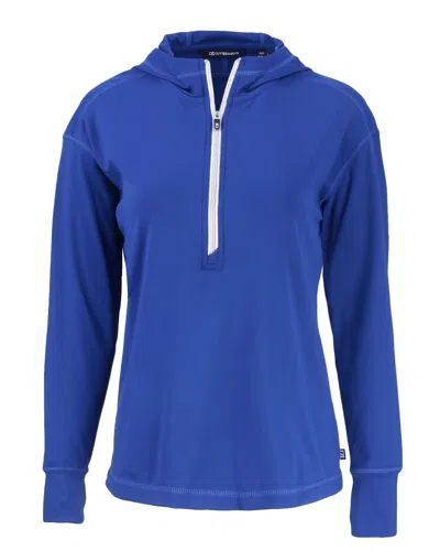 CUTTER & BUCK DAYBREAK ECO RECYCLED WOMENS HALF ZIP HOODIE
