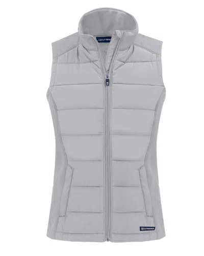 CUTTER & BUCK EVOKE HYBRID SOFTSHELL RECYCLED WOMENS FULL ZIP VEST