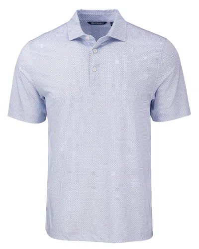 CUTTER & BUCK PIKE ECO DIAMOND DOT PRINT RECYCLED MENS POLO