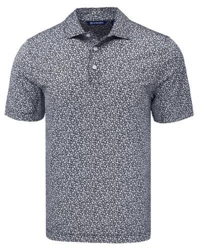 CUTTER & BUCK PIKE ECO FLORA PRINT RECYCLED MENS POLO