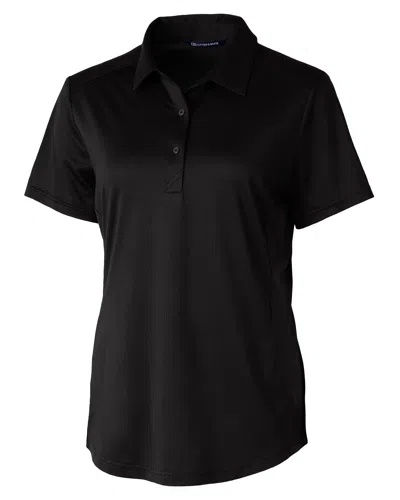 CUTTER & BUCK PROSPECT TEXTURED STRETCH WOMENS SHORT SLEEVE POLO SHIRT