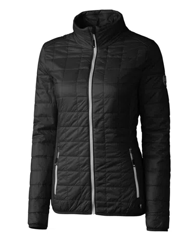 CUTTER & BUCK RAINIER PRIMALOFT WOMENS ECO INSULATED FULL ZIP PUFFER JACKET