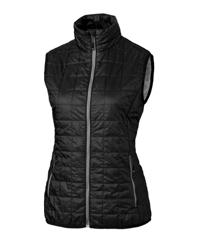 CUTTER & BUCK RAINIER PRIMALOFT WOMENS ECO INSULATED FULL ZIP PUFFER VEST