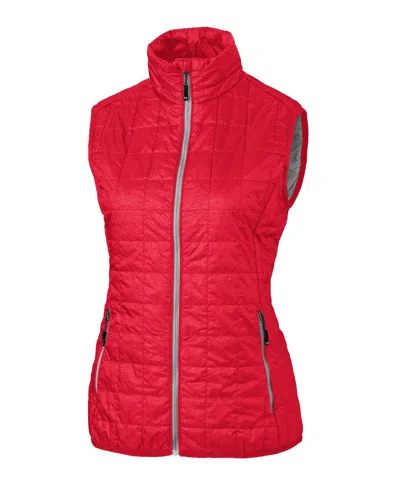 CUTTER & BUCK RAINIER PRIMALOFT WOMENS ECO INSULATED FULL ZIP PUFFER VEST