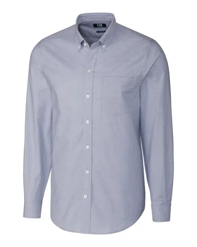 CUTTER & BUCK STRETCH OXFORD MENS BIG AND TALL LONG SLEEVE DRESS SHIRT