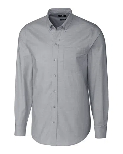 CUTTER & BUCK STRETCH OXFORD MENS LONG SLEEVE DRESS SHIRT