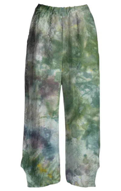 CYNTHIA ASHBY WOMEN'S MILO LINEN PANTS IN WATERLILY