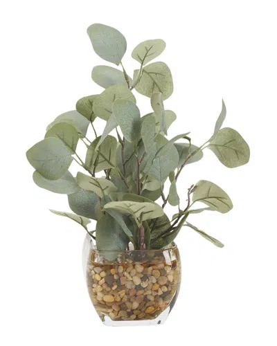 D&W SILKS D&W SILKS EUCALYPTUS IN GLASS CUBE