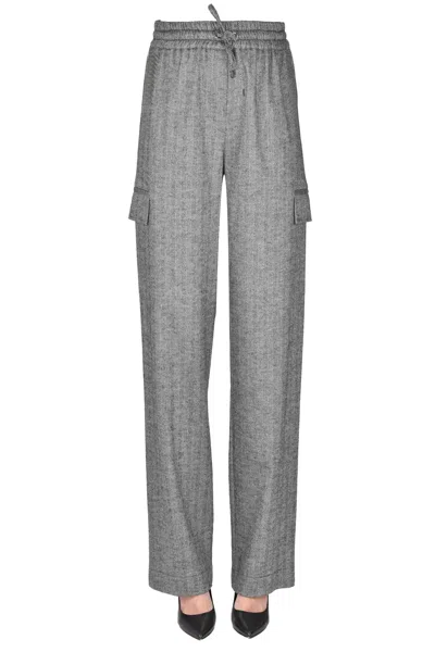 D EXTERIOR HERRIGBON PRINT CARGO TROSUERS