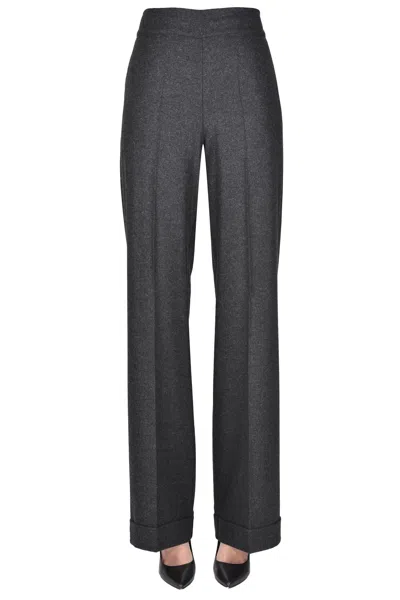D EXTERIOR WIDE LEG TROUSERS
