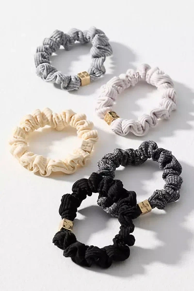 DAILY PRACTICE BY ANTHROPOLOGIE DAILY PRACTICE RIBBED HAIR TIES, SET OF 5