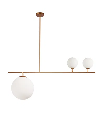DAINOLITE 14.50" METAL ORION 3 LIGHT PENDANT