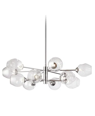 DAINOLITE 8" METAL ABII 12 LIGHT CHANDELIER