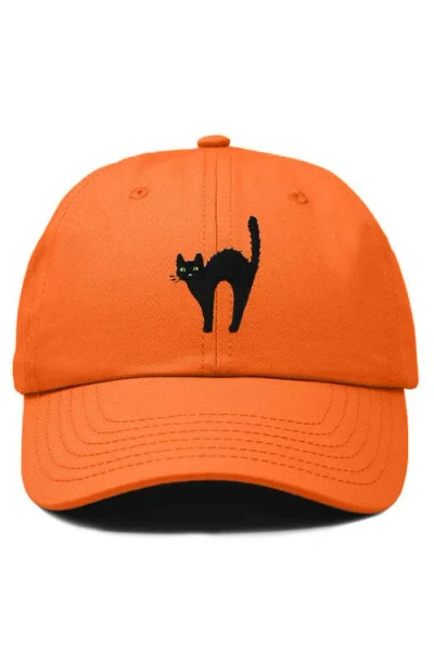 DALIX DALIX BLACK CAT EMBROIDERED CASUAL HAT