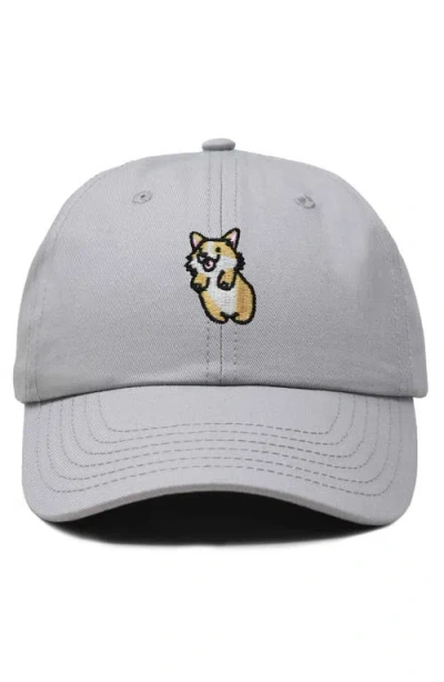 DALIX DALIX LEAPING CORGI EMBROIDERED CAP