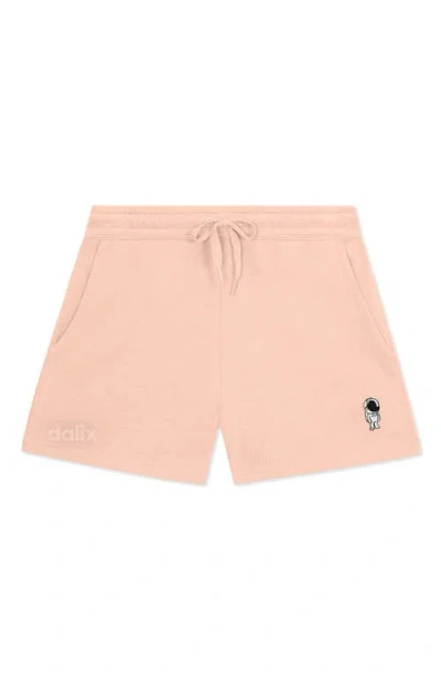 DALIX DALIX WOMENS ASTRONAUT MIDWEIGHT WASHED FLEECE SHORTS