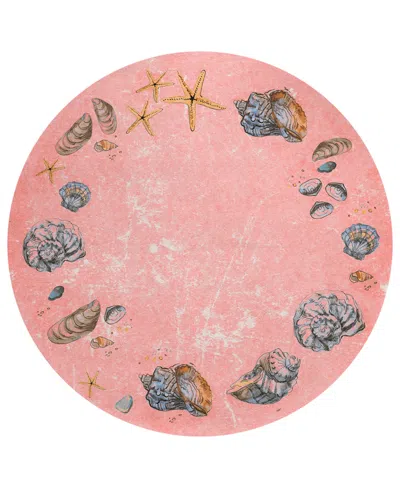 DALYN SEABREEZE WASHABLE SZ9 8'X8' ROUND AREA RUG