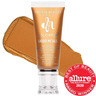 DANESSA MYRICKS BEAUTY COLORFIX - MULTI-USE EYE, CHEEK & LIP WATERPROOF LIQUID PIGMENT GILDED 0.34 OZ / 10 ML