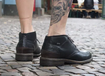 DANIEL HECHTER DANIEL HECHTER WINTERSCHUH SEBAST HB3942 SCHWARZ ECHTLEDER LAMMFELL GEFÜTTERT