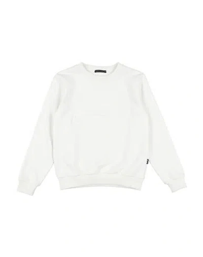 DANIELE ALESSANDRINI DANIELE ALESSANDRINI TODDLER BOY SWEATSHIRT WHITE SIZE 6 COTTON