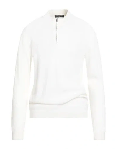 DANIELE FIESOLI DANIELE FIESOLI LAB MAN SWEATER CREAM SIZE L MERINO WOOL, POLYESTER, CASHMERE