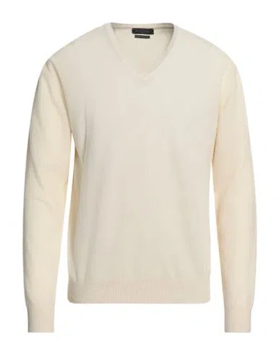 DANIELE FIESOLI DANIELE FIESOLI MAN SWEATER IVORY SIZE S WOOL, CASHMERE
