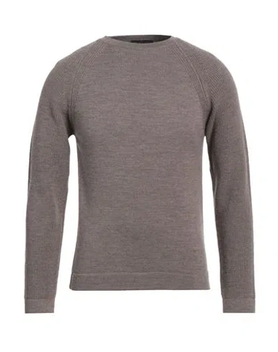 DANIELE FIESOLI DANIELE FIESOLI MAN SWEATER KHAKI SIZE L MERINO WOOL